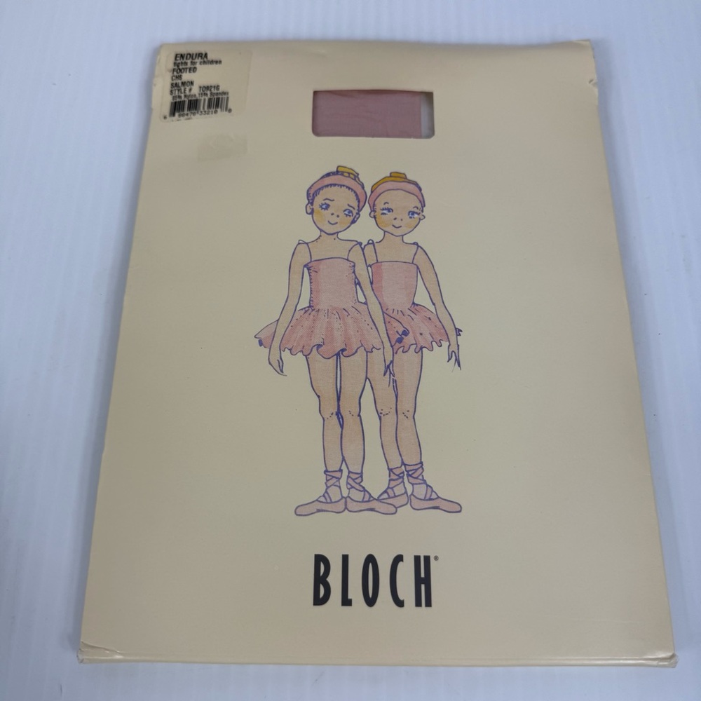 Bloch Endura Ballet Footed Tights Children Girls Small Salmon T0921G New NWT